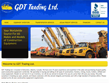 Tablet Screenshot of gdttrading.com